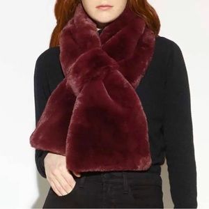 Zara faux fur stole.